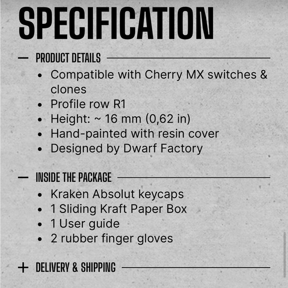 Dwarf Factory Key Caps - Picture 5 of 5